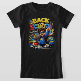Tillbaka till skoltröja | Skolhjälte barn T Shirt