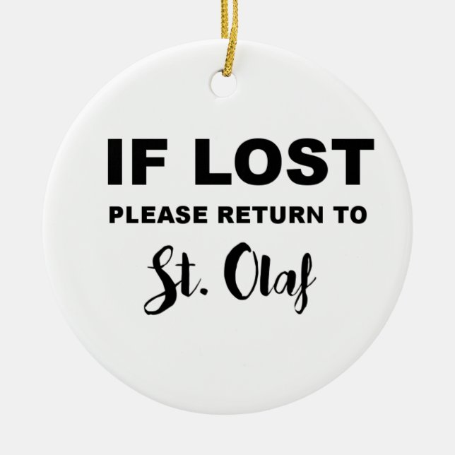Tillbaka till St. Olaf Julgransprydnad Keramik (Framsidan)