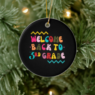 Tillbaka till tredje Klass för lärare från tredje  Julgransprydnad Keramik