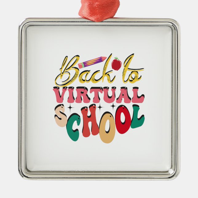 Tillbaka till Virtuell skola Julgransprydnad Metall (Framsidan)
