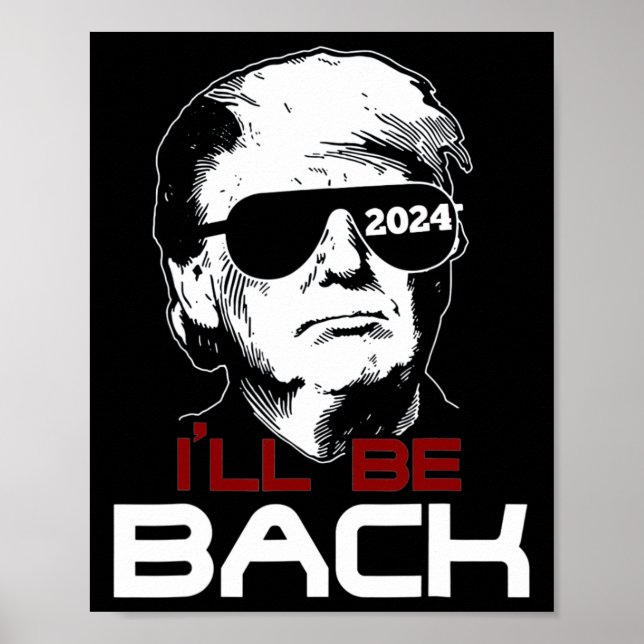 Tillbaka trump 2024 poster (Framsidan)