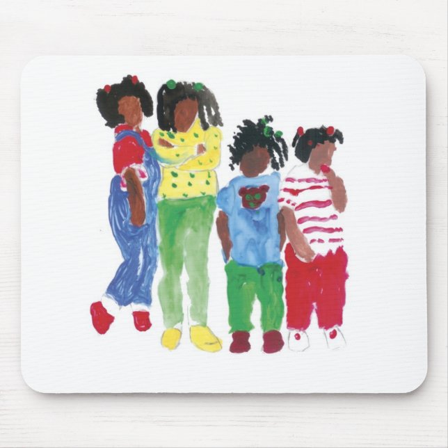 "Tillbaka vadderar musen i för dagen" Musmatta (Framsidan)