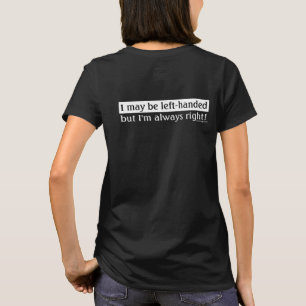 (Tillbaka) vänsterhänt folk, Tee