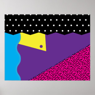 Tillbakablick till 80-talaffischen poster
