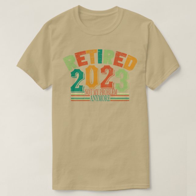 Tillbakadragen 2023: Mitt problem är inte längre R T Shirt (Design framsida)