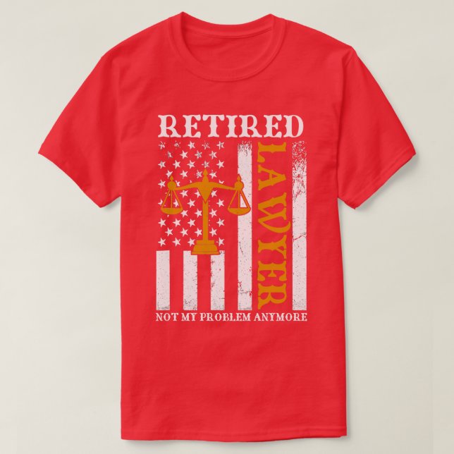 Tillbakadragen advokat - inte mitt problem längre, t shirt (Design framsida)