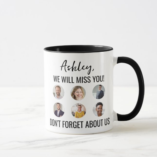 Tillbakadragen arbeterska med foton mugg (Höger)