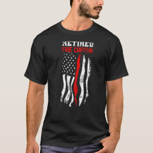 Tillbakadragen brandkapten American Fireman Four J T Shirt