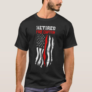 Tillbakadragen brandkapten American Fireman Four J T Shirt