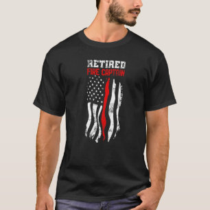 Tillbakadragen brandkapten American Fireman Four J T Shirt
