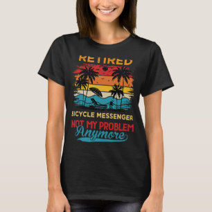Tillbakadragen cykel Messenger - inte mitt problem T Shirt