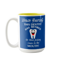 Tillbakadragen dentist Funny Novelty Pension Graph