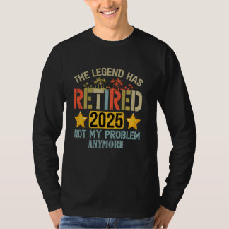 Tillbakadragen förklaring 2025 - inte mitt problem t shirt