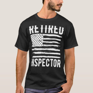 Tillbakadragen inspektör Profement American Flagga T Shirt
