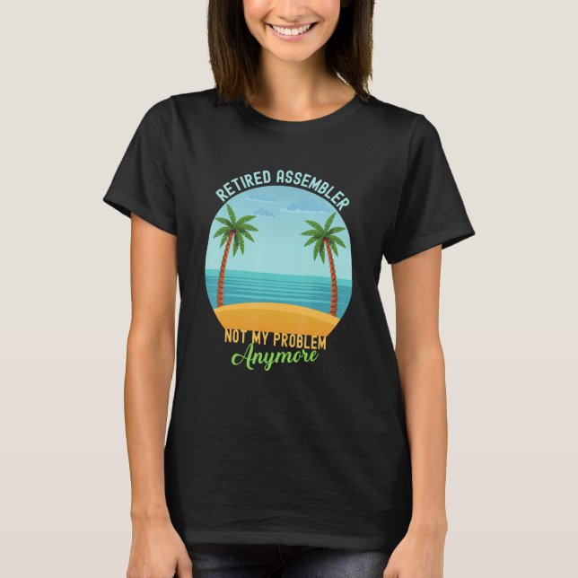 Tillbakadragen monembler Inte mitt problem längre T Shirt (Framsida)