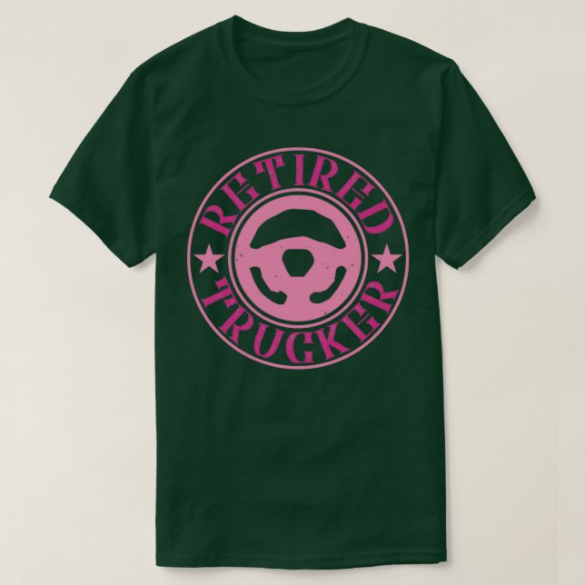 Tillbakadragen Trucker 2 T Shirt (Design framsida)