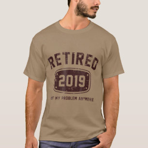 Tillbakadraget 2019 Inte mitt problem längre Vinta T Shirt
