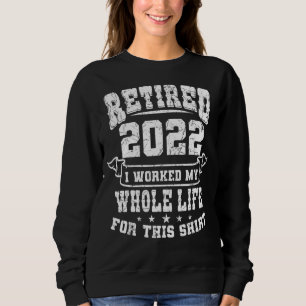 Tillbakadraget 2022 arbetade jag hela Pension-penn T Shirt
