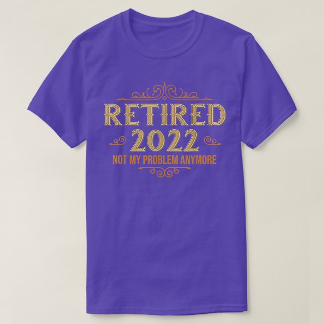 Tillbakadraget 2022 Mitt problem är inte längre mi T Shirt (Design framsida)