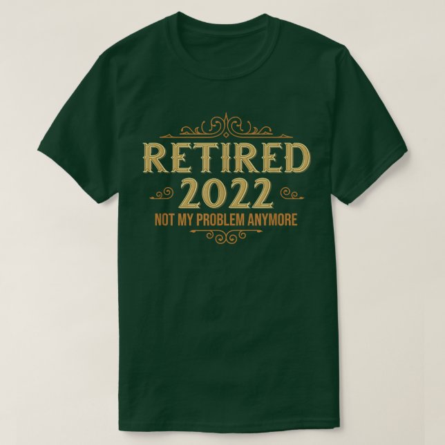 Tillbakadraget 2022 Mitt problem är inte längre mi T Shirt (Design framsida)