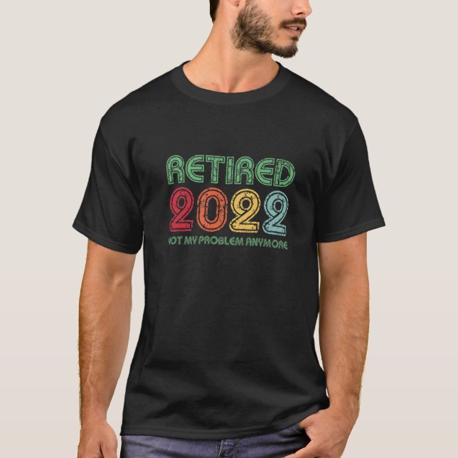 Tillbakadraget 2022 Mitt problem är inte längre ro T Shirt (Framsida)