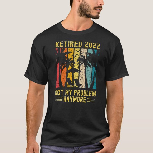 Tillbakadraget 2022 Mitt problem är inte längre ro T Shirt (Framsida)