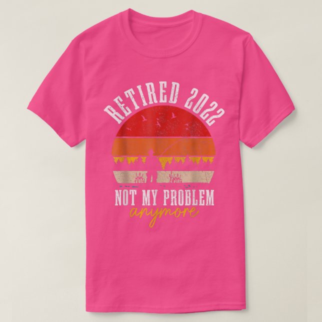 Tillbakadraget 2022 Mitt problem är inte längre ro T Shirt (Design framsida)
