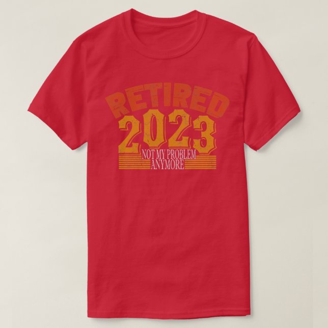 Tillbakadraget 2023 Inte mitt problem längre 2 T Shirt (Design framsida)