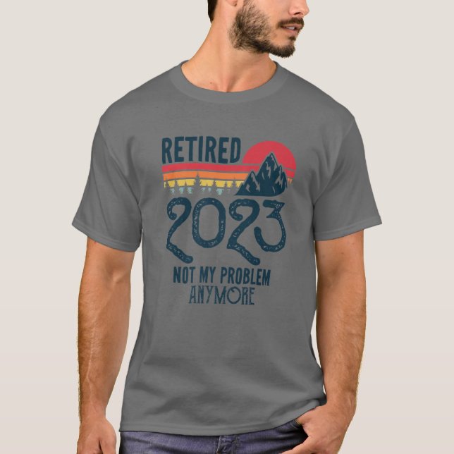Tillbakadraget 2023 Mitt problem är inte längre ro T Shirt (Framsida)