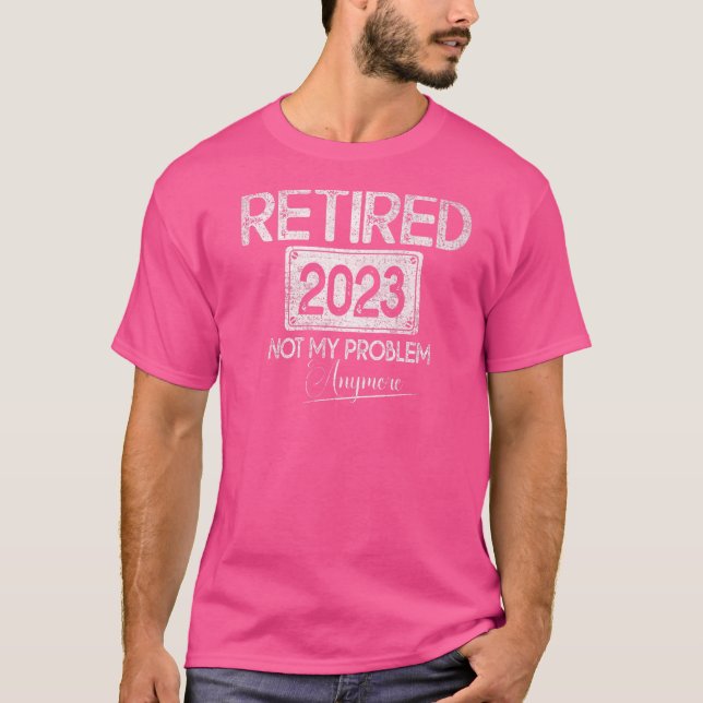 Tillbakadraget 2023: Mitt problem kvarstår inte lä T Shirt (Framsida)