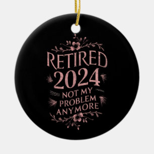 Tillbakadraget 2024 Inte mitt problem längre Pensi Julgransprydnad Keramik