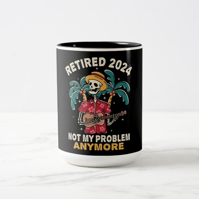 Tillbakadraget 2024 Inte mitt problem längre Pensi Två-Tonad Mugg (Center)