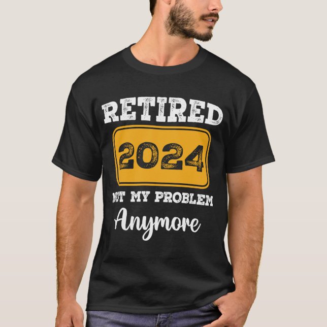 Tillbakadraget 2024 Inte mitt problem längre T Shirt (Framsida)