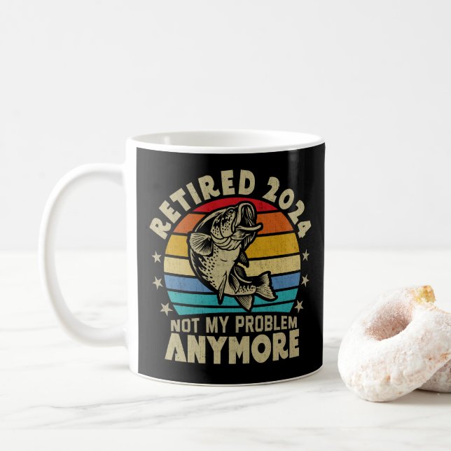 Tillbakadraget 2024 Mitt problem är inte längre mi Kaffemugg (Med munk)