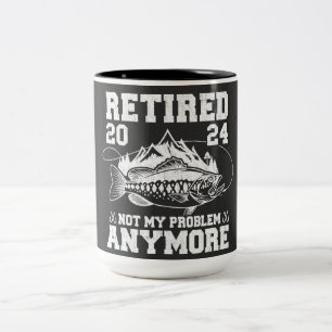 Tillbakadraget 2024 Mitt problem är inte längre mi Två-Tonad Mugg