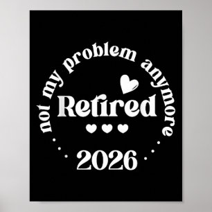 Tillbakadraget 2026 Mitt problem är inte längre ro Poster