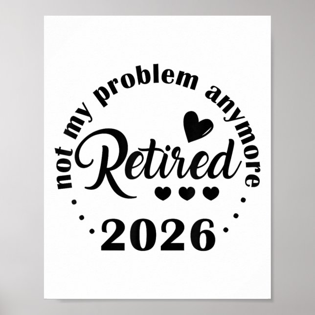 Tillbakadraget 2026: Mitt problem kvarstår inte lä Poster (Framsidan)