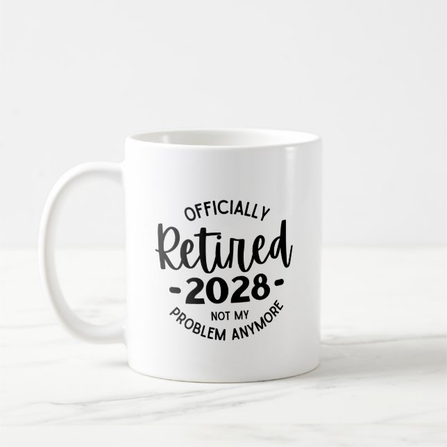 Tillbakadraget 2028 Mitt problem är inte längre mi Kaffemugg (Vänster)