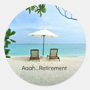 Tillbakadraget - Aah...Pension Runt Klistermärke