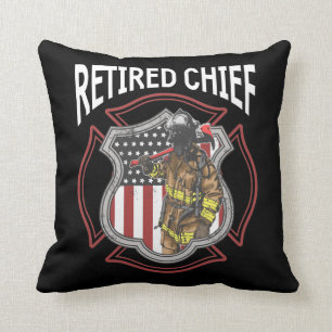 Tillbakadraget amerikanskt brandman Fireman Pensio Kudde