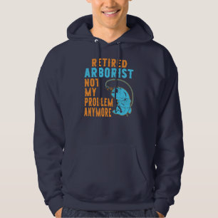 Tillbakadraget arboristiskt fiske Älskare Pension  Hoodie