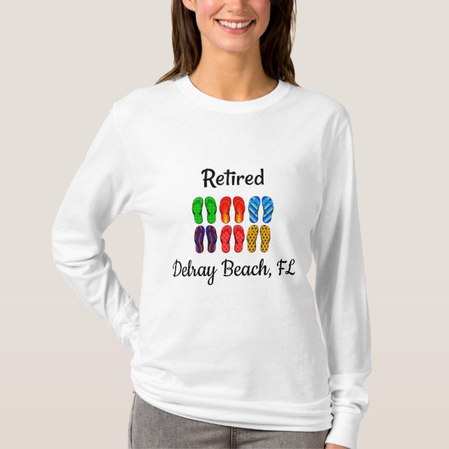 Tillbakadraget - Delray Beach, FL, T-Shirt (Framsida)