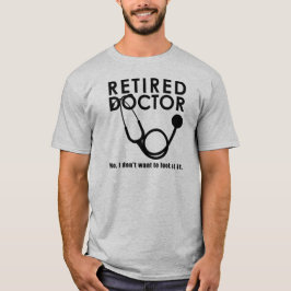 Tillbakadraget Doktor w Stethoscope och Sassy Funn T Shirt