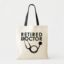 Tillbakadraget Doktor w Stethoscope och Sassy Funn Tygkasse