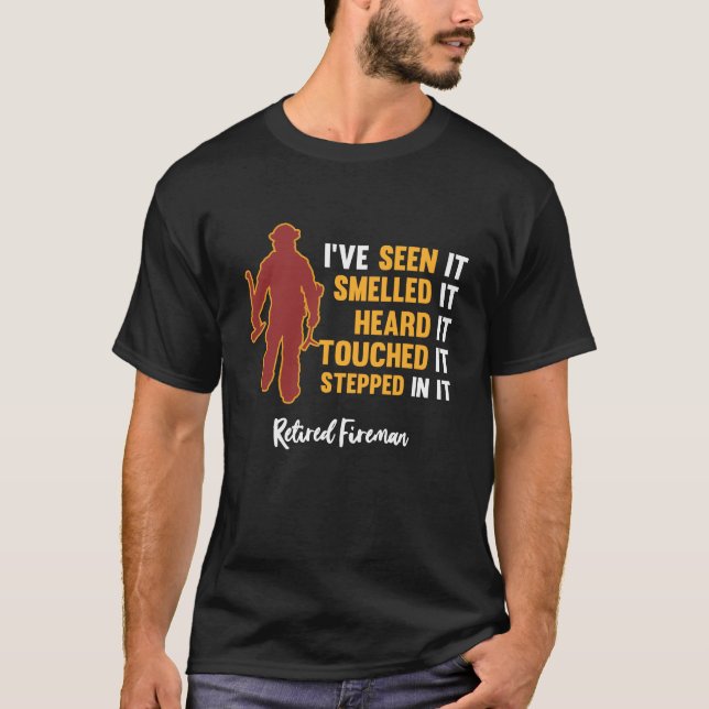 Tillbakadraget Fireman T Shirt (Framsida)