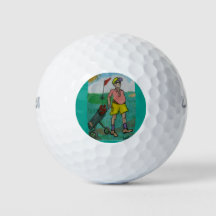 Tillbakadraget gammalt Fart ur Golfing - Golfball