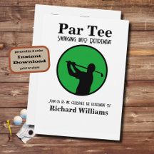 Tillbakadraget Golf Player Swinging in i Pension