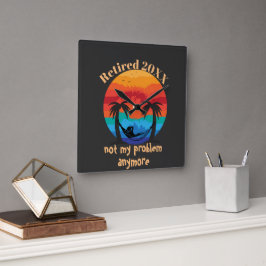 Tillbakadraget/Inte mitt problem längre Hammock Cl Fyrkantig Klocka