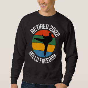 Tillbakadraget Karate 2022 Hej Freedom Karate Lång Ärmad Tröja
