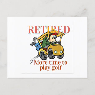 Tillbakadraget, mer tid att spela Golf Vykort